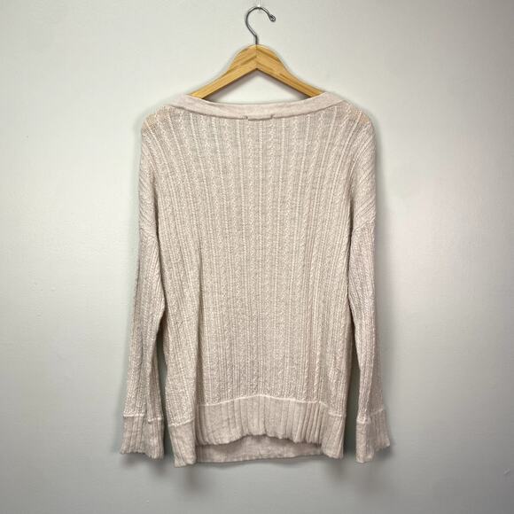 Eberjey Elsa Long Sleeve Top in Truffled Rose Medium - Picture 6 of 6